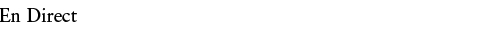 En Direct